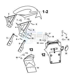 ELYSEO DM FR drawing MUDGUARD