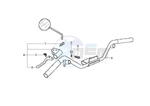 LX 2T 50 drawing Rear brake control