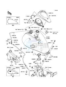 VN900 CLASSIC VN900BCFA GB XX (EU ME A(FRICA) drawing Fuel Tank