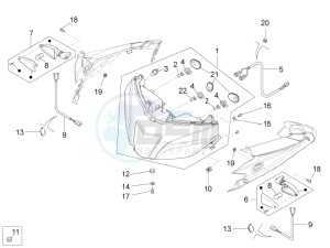 RS4 125 4T (AU, CA, EU, HK, J, RU, S, USA) drawing Front lights