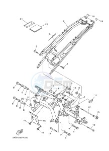 XT1200ZE SUPER TENERE ABS (2KB9 2KBA) drawing FRAME