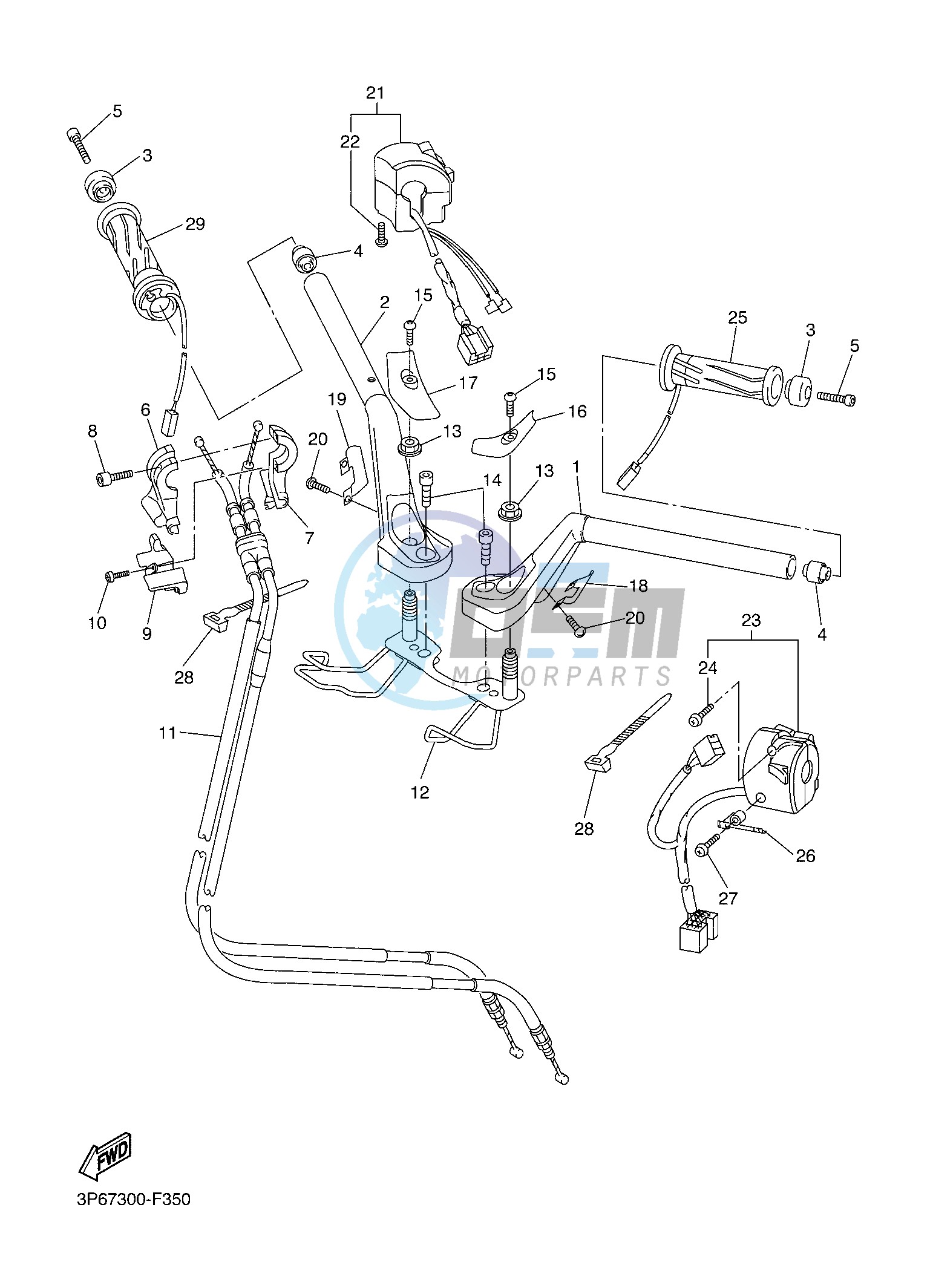 STEERING HANDLE & CABLE