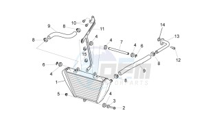 TUONO 1100 V4 RR E4 ABS (APAC) drawing Oil radiator