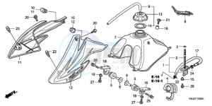 CRF80F9 Australia - (U) drawing FUEL TANK