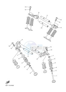 XVS950CR BOLT C-SPEC (B33N) drawing VALVE