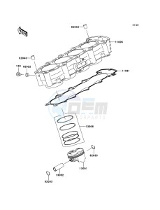 NINJA ZX-6RR ZX600-N1H FR GB XX (EU ME A(FRICA) drawing Cylinder/Piston(s)