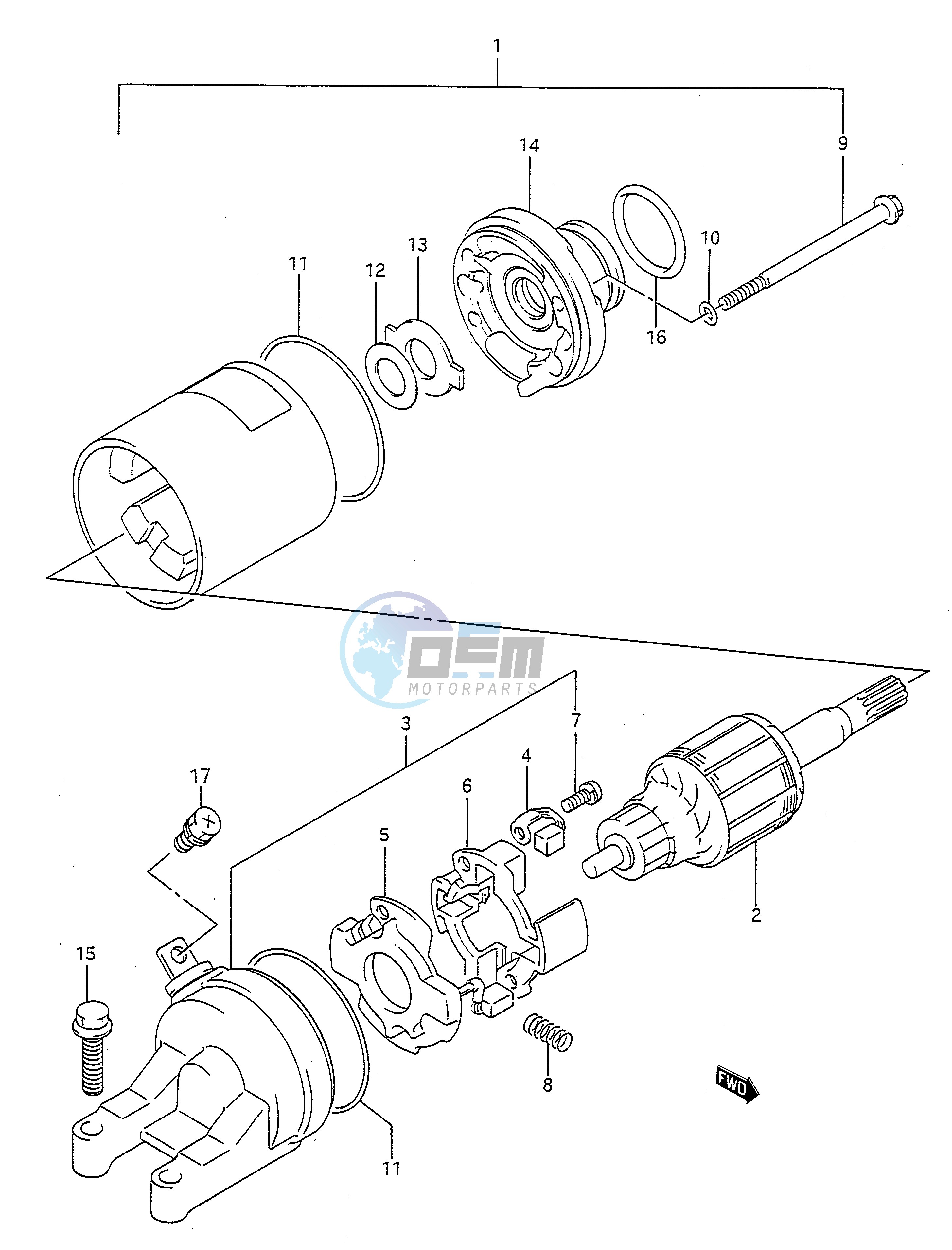 STARTING MOTOR