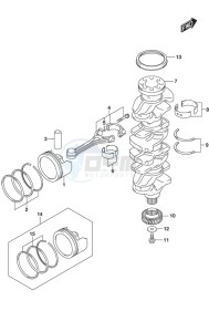 DF 150 drawing Crankshaft