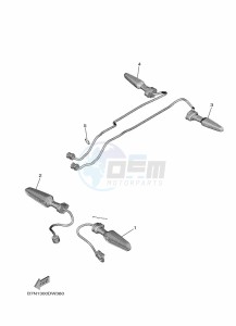 MT-09 MTN890 (B7NV) drawing FLASHER LIGHT