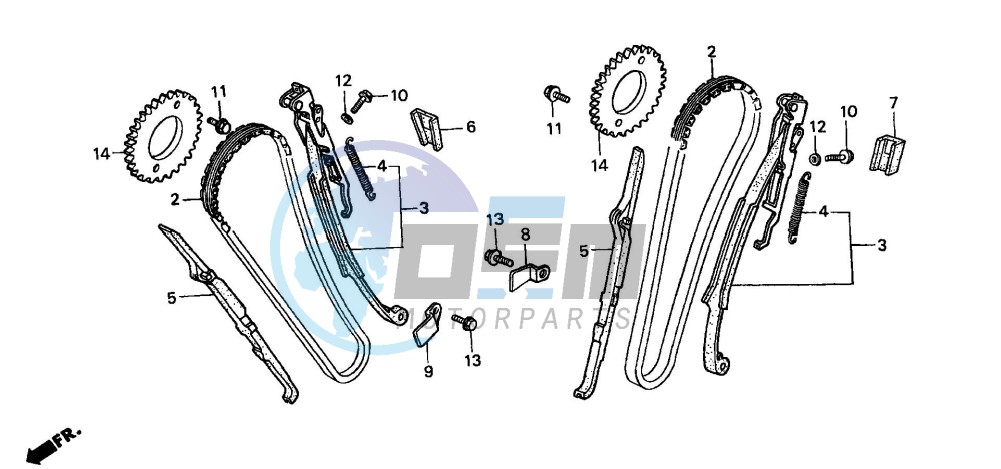 CAM CHAIN/TENSIONER