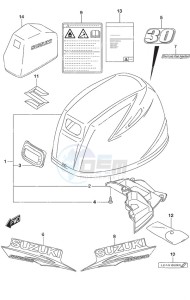 DF 30A drawing Engine Cover