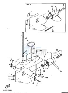 L250B drawing LOWER-CASING-x-DRIVE