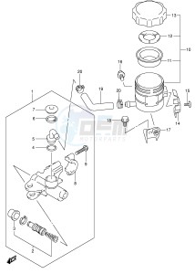 SV650 (E2) drawing FRONT MASTER CYLINDER (SV650SX SUX SY SUY SK1 SK2 SUK2)