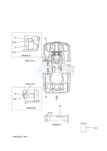 YFM350FWA GRIZZLY 350 4WD (1NSK) drawing EMBLEM & LABEL