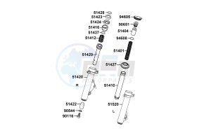 G-DINK 50 Netherlands drawing Separated Parts Of FrFork