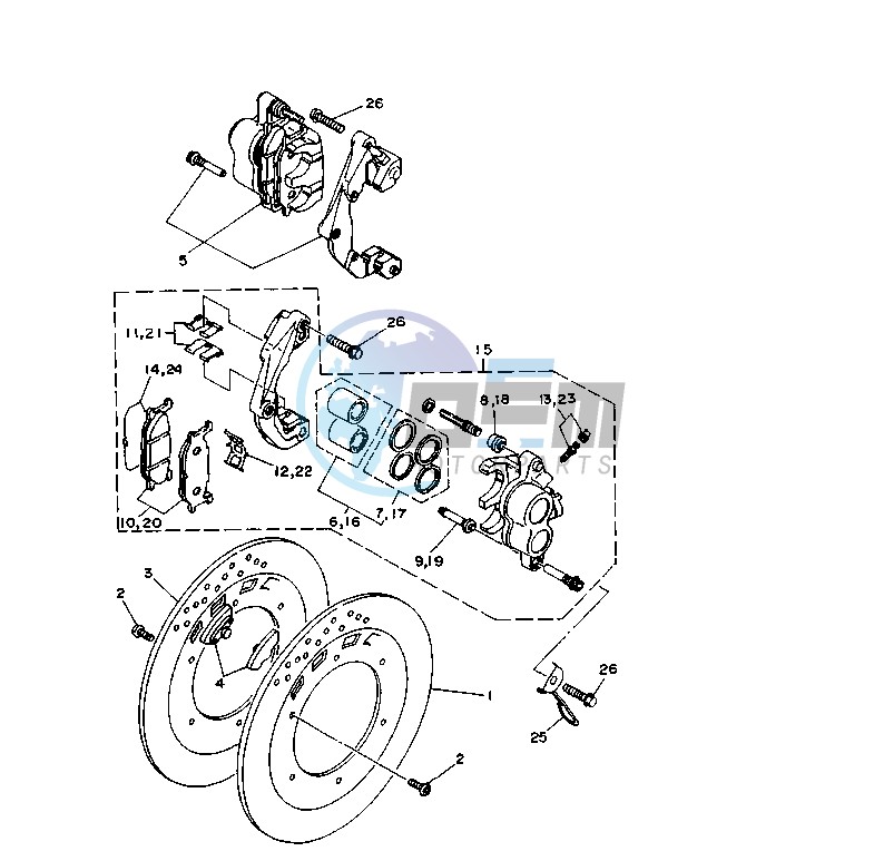 FRONT BRAKE CALIPER