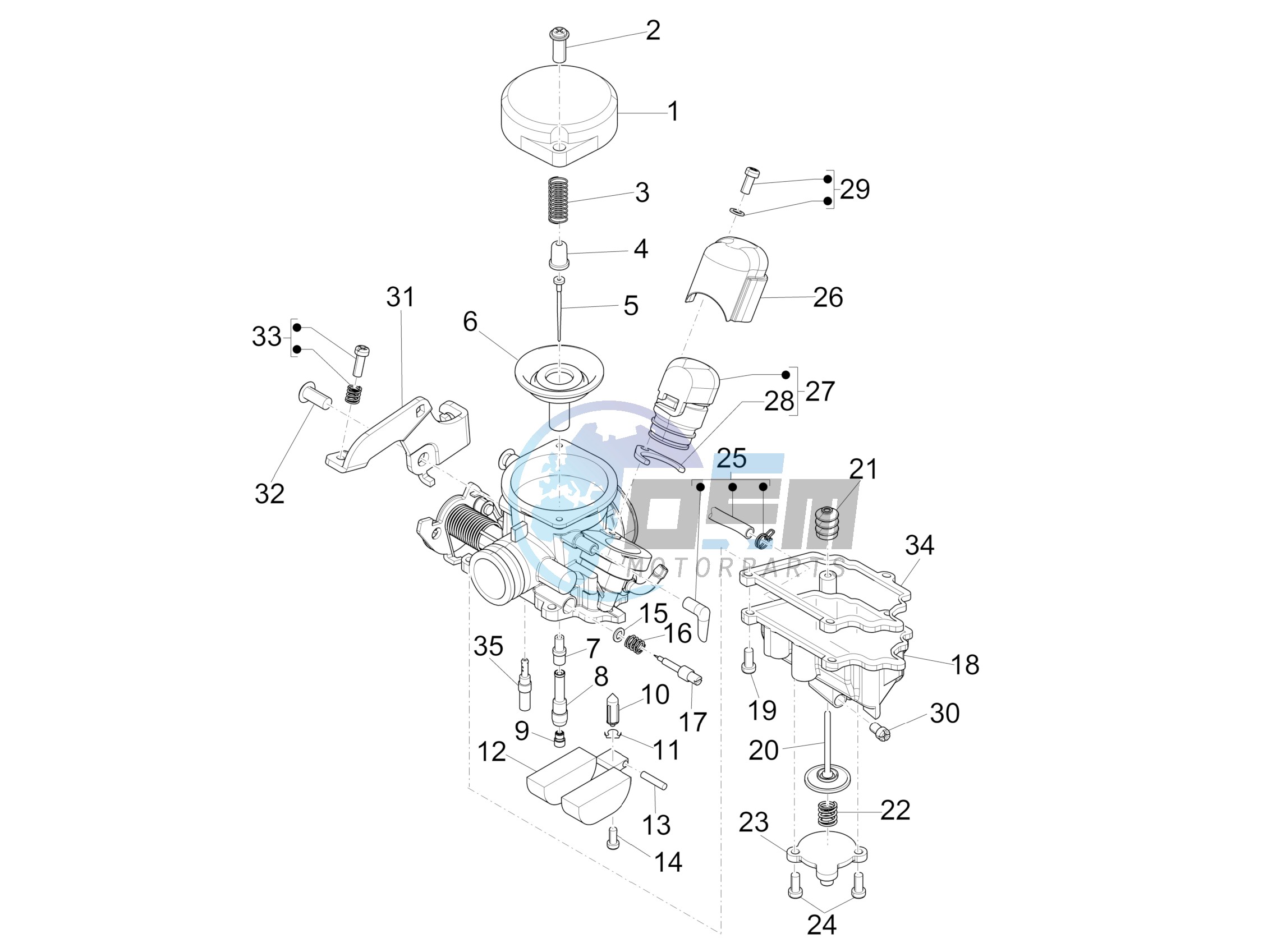 Carburetor's components