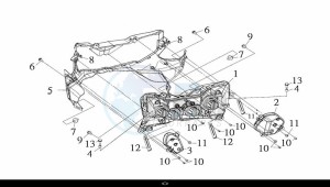 MAXSYM TL 500 (TL47W1-EU) (L9) drawing HEAD LIGHT ASSY