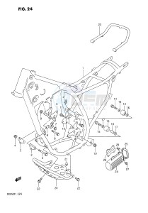 DR250 (E24) drawing FRAME