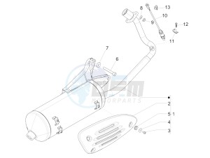 Fly 150 4T 3V ie (USA) drawing Silencer