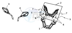 JOYMAX Z 125 (LW12W1-EU) (L9-M0) drawing HANDLE COVER