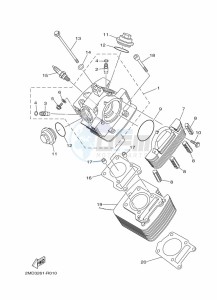 YB125 (2CSA) drawing CYLINDER