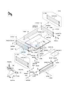 KAF 400 A [MULE 610 4X4] (A6F-AF) A9F drawing CARRIER-- S- - -- A6F - A9F- -