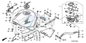 VFR800A9 Ireland - (EK / ABS MME) drawing FUEL TANK