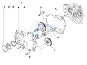 LX 150 4T USA drawing Reduction unit