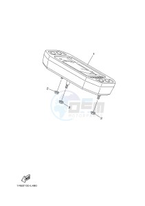 YXR700F YXR7FD RHINO 700 (1RBE 1RBF 1RBG 1RBH) drawing METER