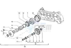 VELOFAX 50 drawing Driven pulley