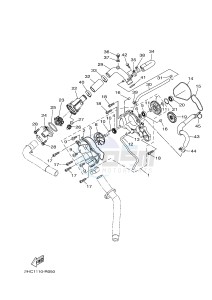 YXZ1000ES YXZ10YPSG YXZ1000R EPS SPECIAL EDITION (2HC1) drawing WATER PUMP