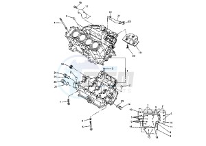 FZS FAZER 1000 drawing CRANKCASE