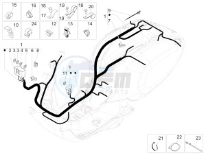 150 Sprint 4T 3V ie (NAFTA) drawing Main cable harness