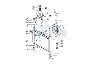 X8 125 drawing Cooling system