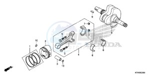 SH300D SH300i UK - (E) drawing CRANKSHAFT/ PI STON