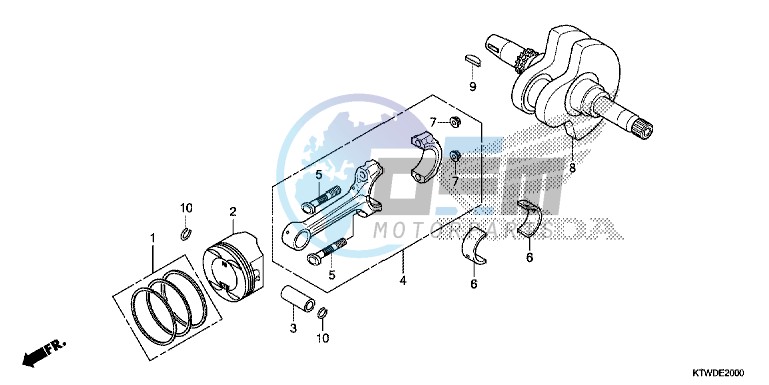 CRANKSHAFT/ PI STON