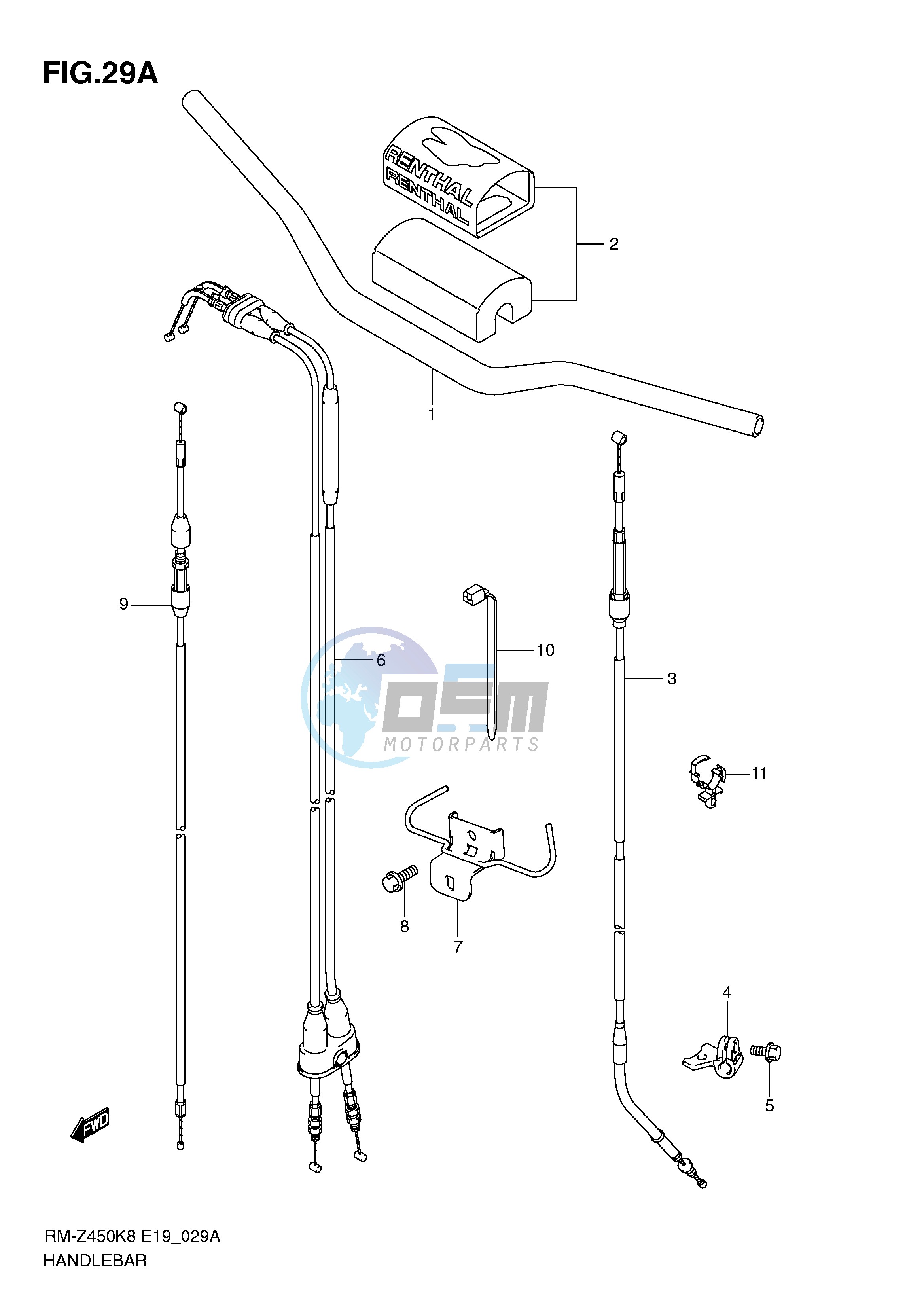 HANDLEBAR (RM-Z450L1)