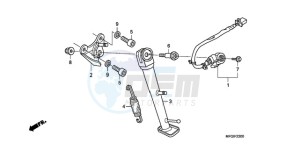 CB600F3A UK - (E / MKH ST) drawing STAND