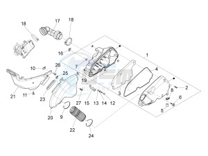 S 125 4T 3V E3 ie (APAC) (KR, RI, VT) drawing Air filter