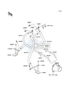 JET SKI STX-15F JT1500-A2 FR drawing Bilge System