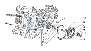 X9 125 SL drawing Driving pulley