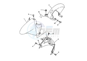 XC T CYGNUS 125 drawing FENDER