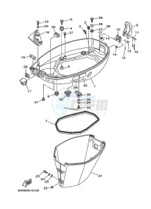 F50DETL drawing BOTTOM-COWLING