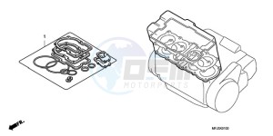 CBR600RRA Europe Direct - (ED) drawing GASKET KIT A