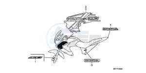 XL700VA9 France - (F / ABS CMF) drawing MARK