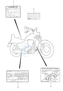 LS650 (E3-E28) SAVAGE drawing WARNING LABEL