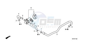 CB600F39 Spain - (SP / ST) drawing AIR INJECTION CONTROL VALVE