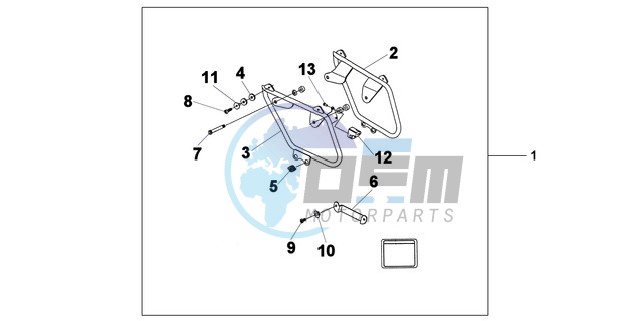 SADDLEBAG MOUNT B