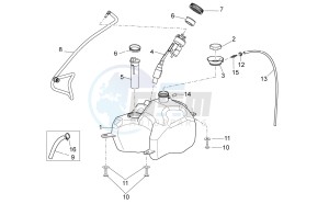 Sport City Street 300 4t 4v e3 drawing Fuel Tank